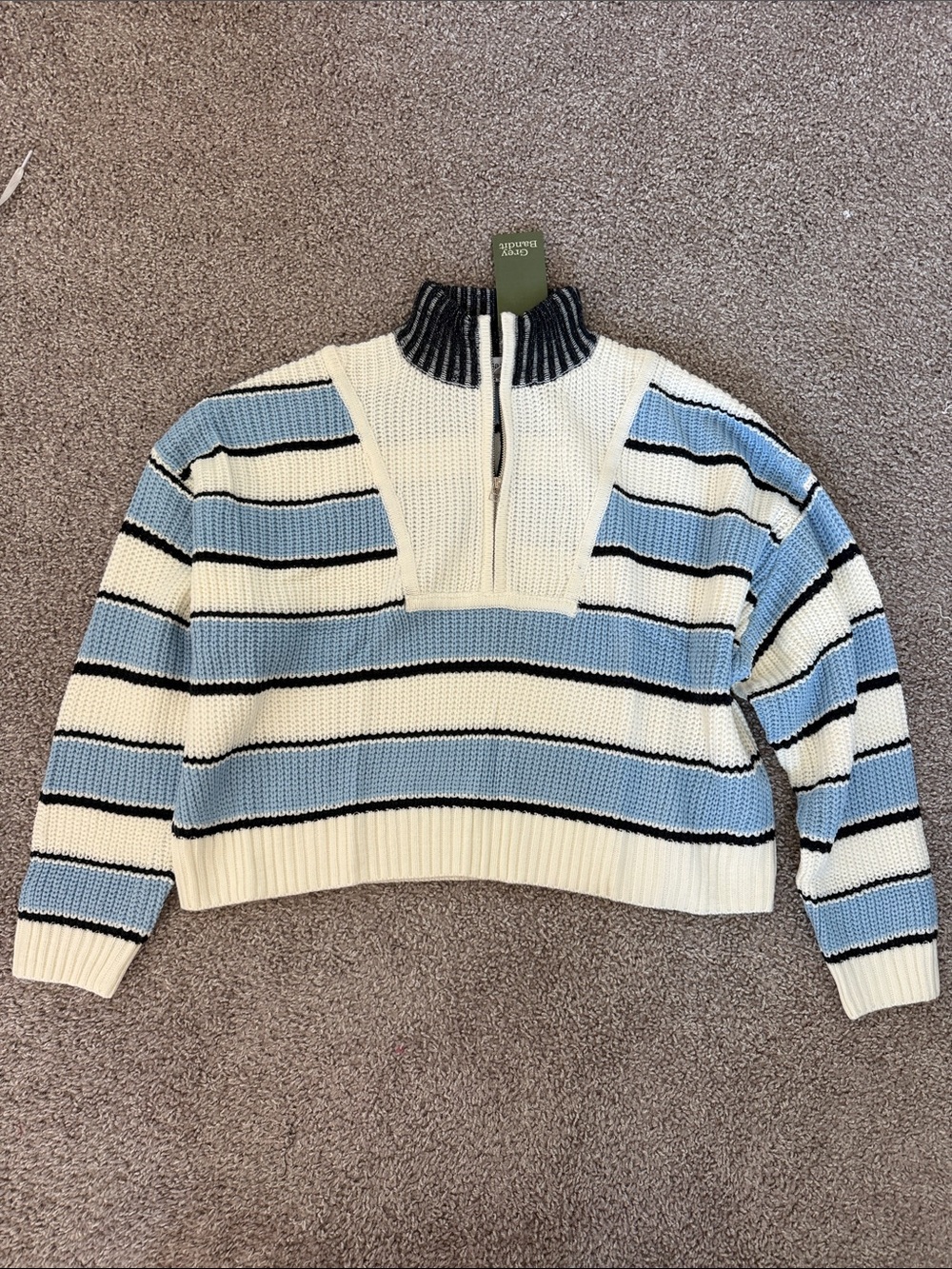 Grey Bandit Sweater